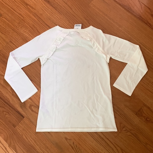 NWT girls cream unicorn glitter sequin top from NEXT Sz 12 years - Picture 6 of 10